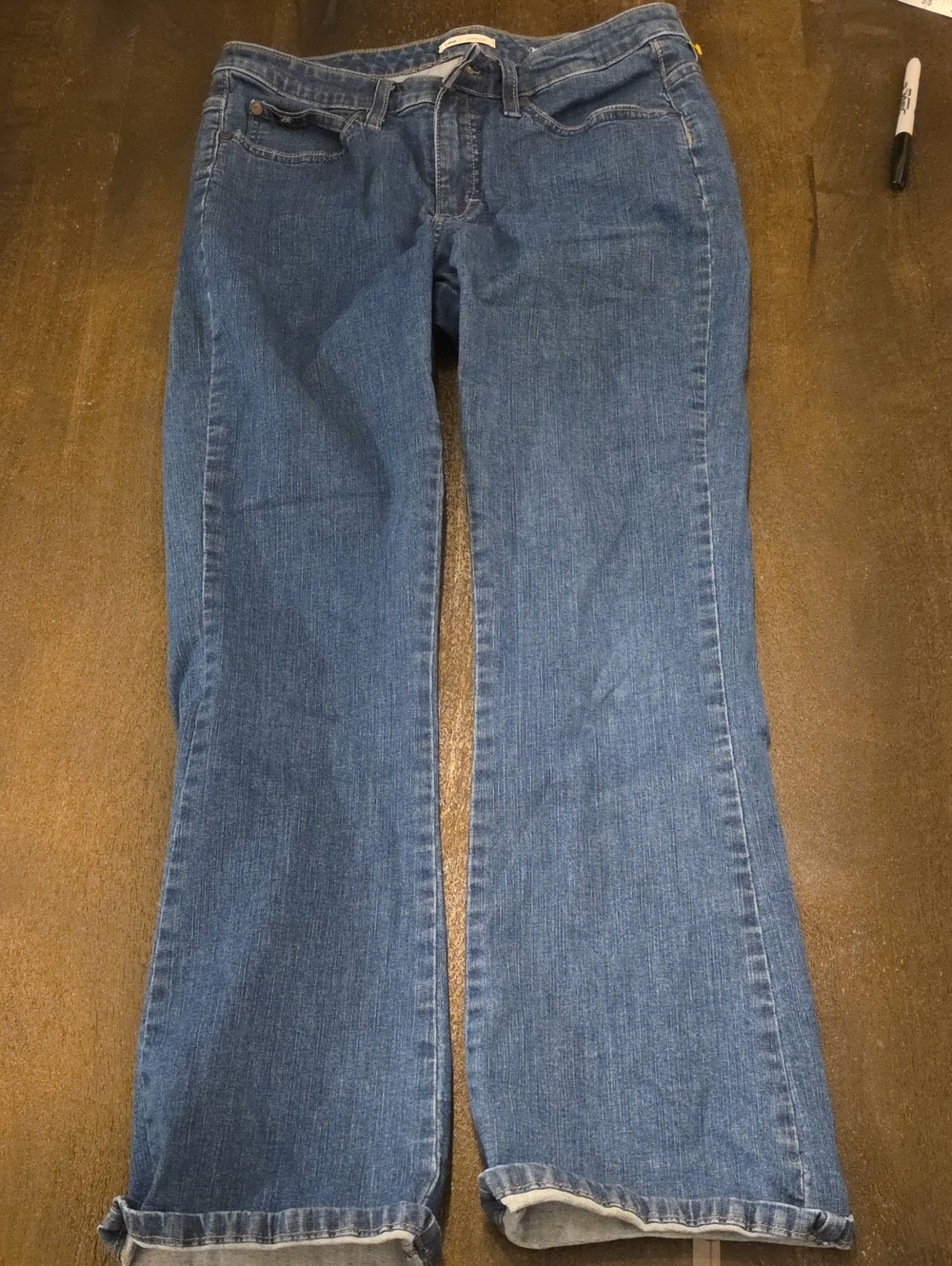 Women’s Blue Denim Jeans - Classic Straight Leg  10 Petite